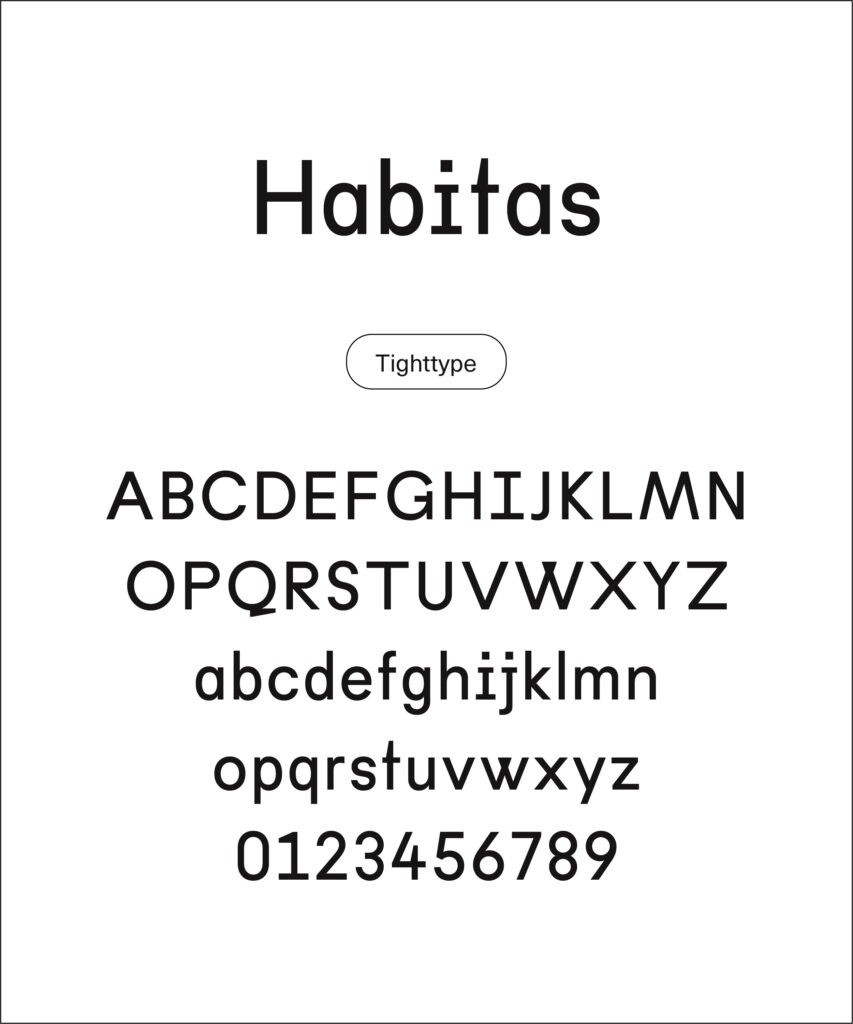 Type specimen Habitas