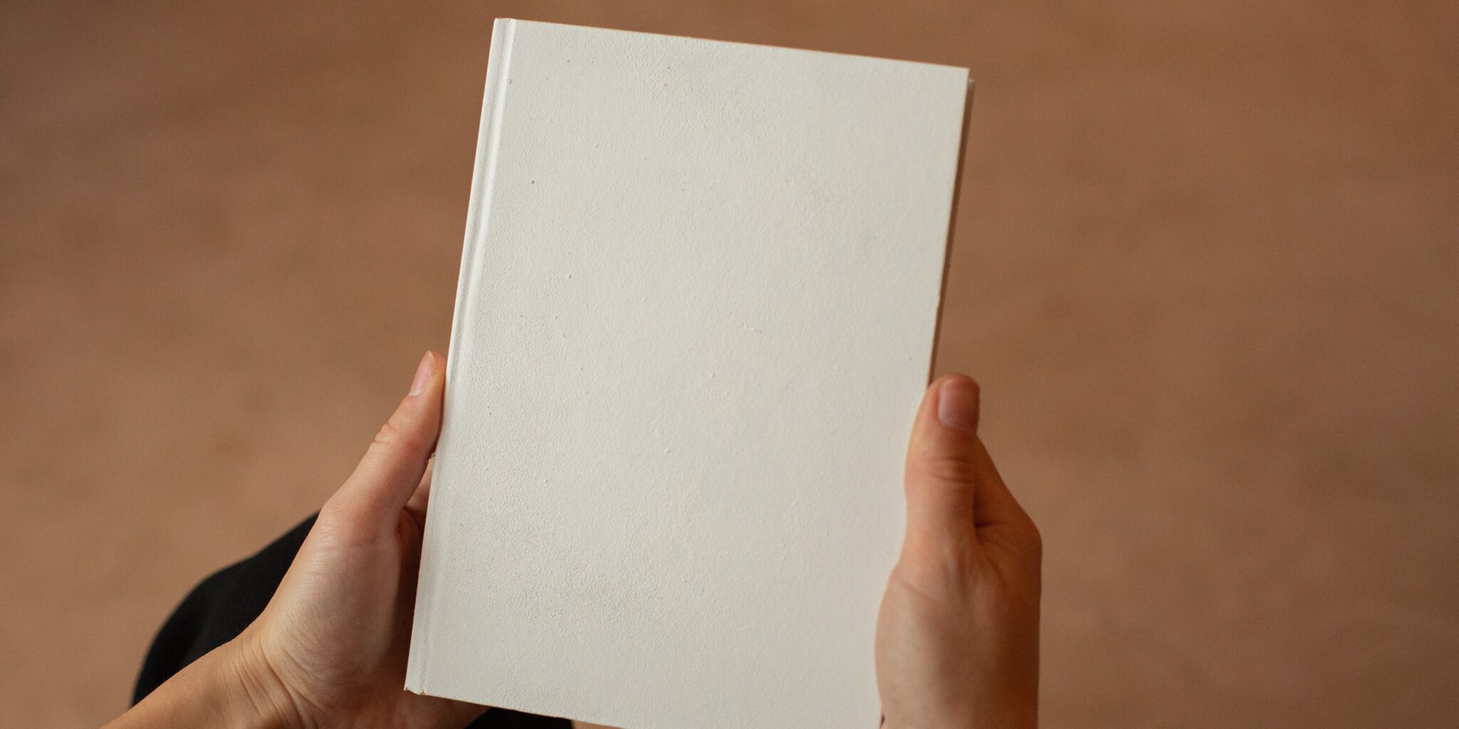 A blank book as a metaphor for brand storytelling