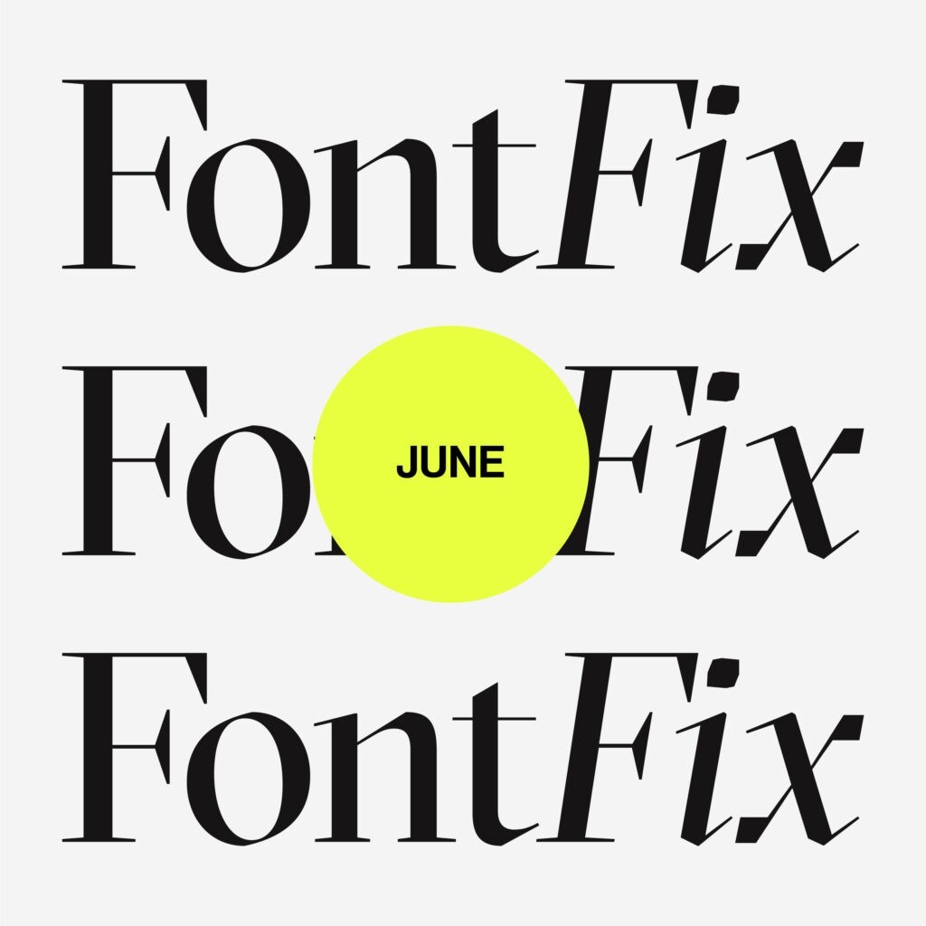 Font fix für Juni mit 6 handverlesenen Adobe Fonts Coverbild
