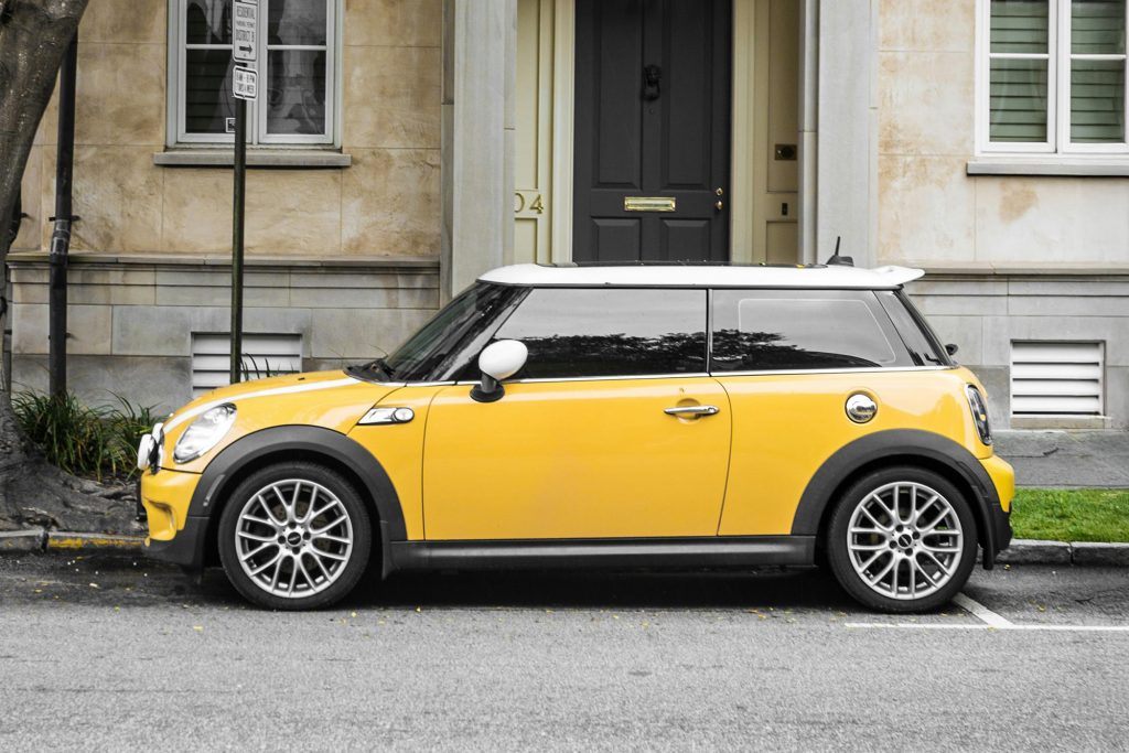 Mini Cooper as an example of a distinctive product shape