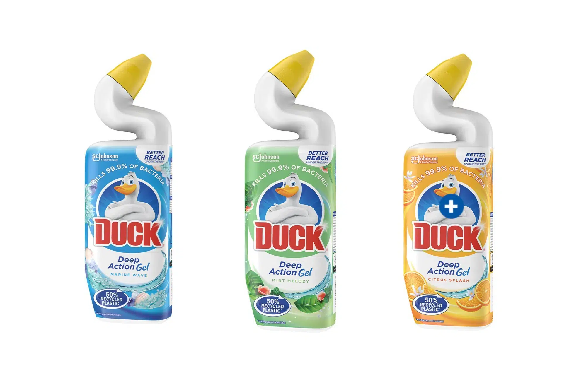 Duck Toilettenreiniger als Beispiel für eine wiedererkennbare Verpackungsform.