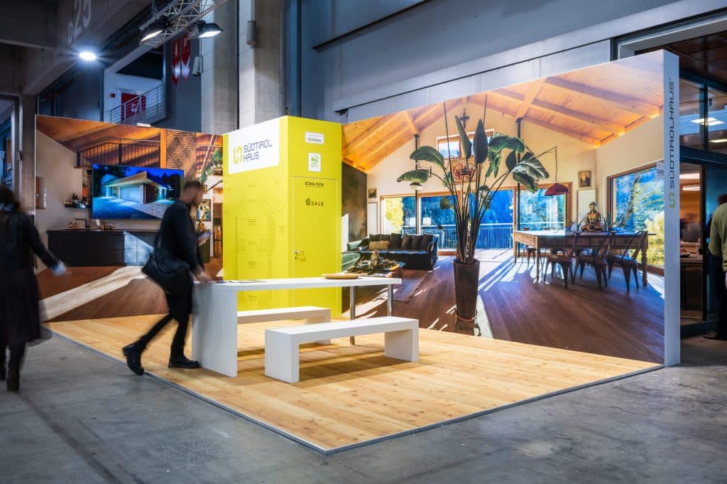 rade fair stall design for Südtirolhaus