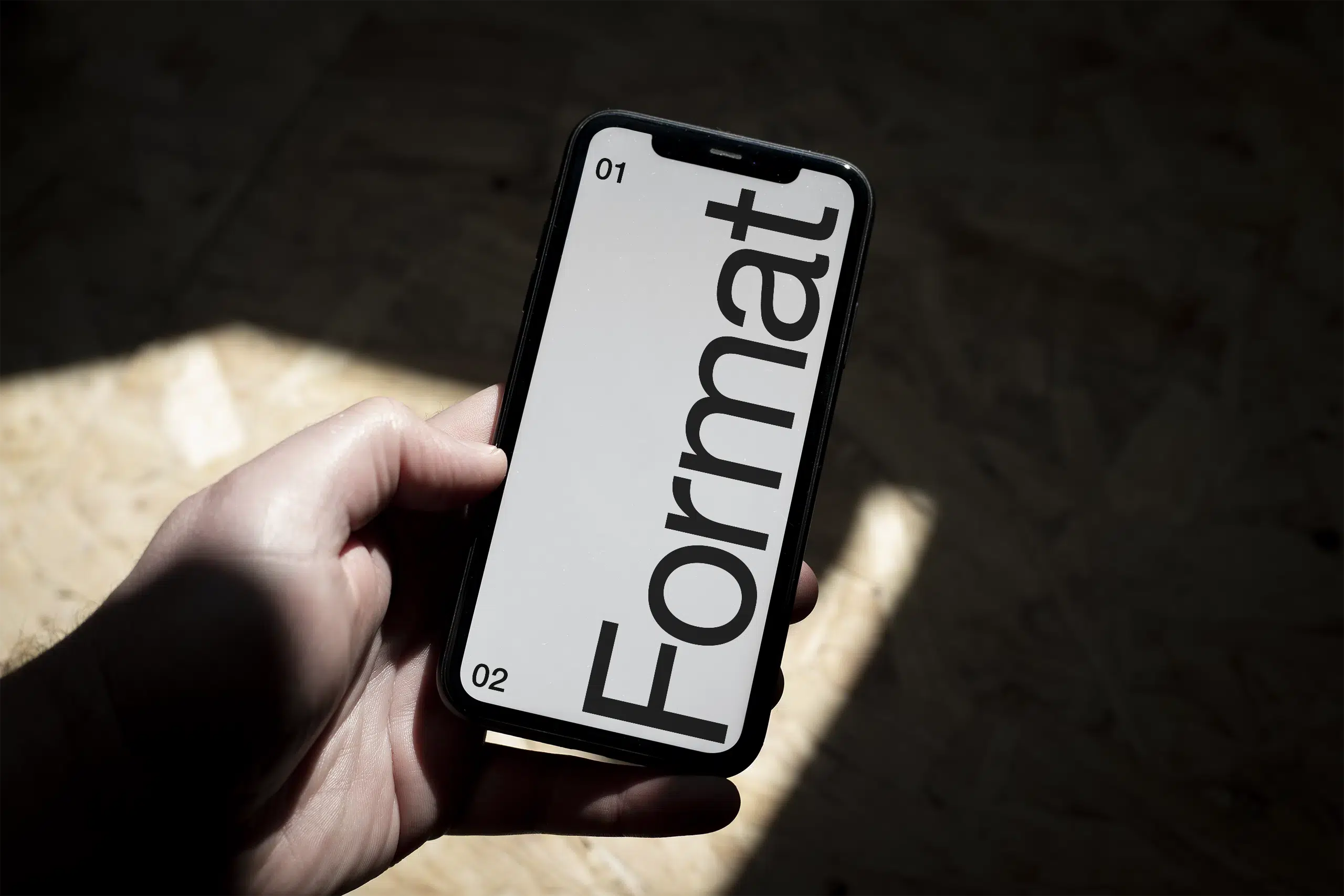 Phone Mockup by Format via Mockup Cloud—a useful branding resource