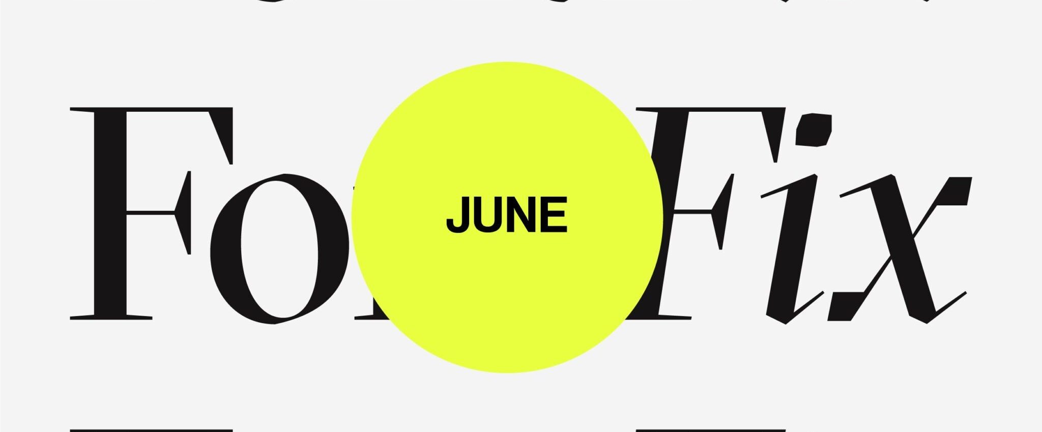 Font fix für Juni mit 6 handverlesenen Adobe Fonts Coverbild